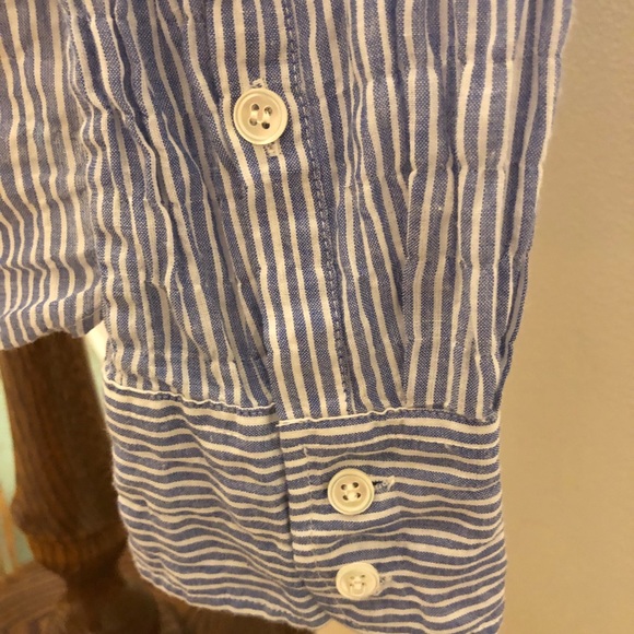 J. Crew The Perfect Shirt Crinkled Cotton Size 8 - Picture 8 of 8